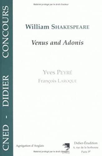 9782864603443: William Shakespeare - Venus and Adonis
