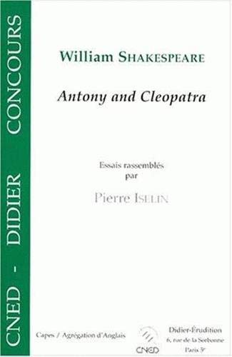 9782864603948: CNED-Didier concours: antony and cleopatra