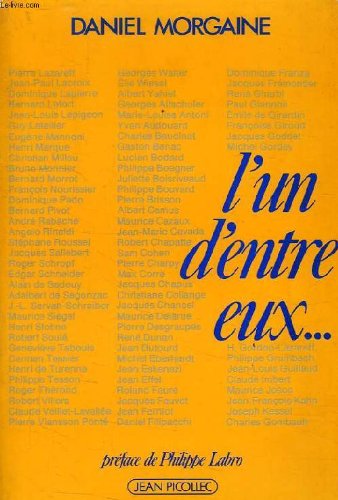 Stock image for L'un d'entre eux (Perspective 2001) (French Edition) for sale by Wonder Book