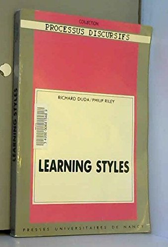 Stock image for Learning styles: Proceedings of the first european seminar (Nancy, 26-29 april 1987) for sale by medimops