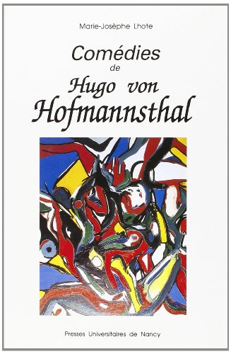 Comédies De Hugo Von Hofmannsthal