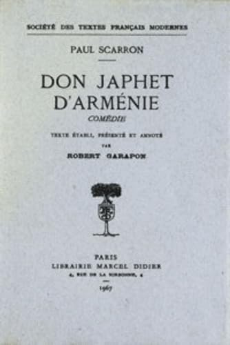 Beispielbild fr Don Japhet d'Armenie (Societe Des Textes Francais Modernes) (French Edition) zum Verkauf von Gallix