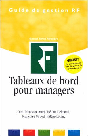 Beispielbild fr Tableaux de bord pour managers zum Verkauf von Ammareal