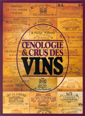Stock image for Oenologie et crus des vins for sale by medimops