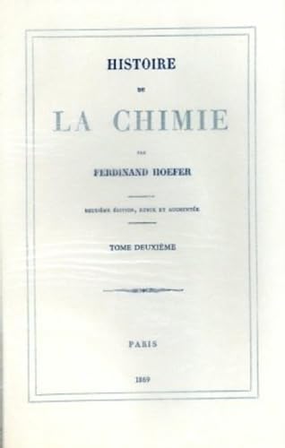 Beispielbild fr Histoire de la chimie - tome 2 zum Verkauf von Gallix