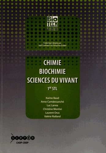 Stock image for Chimie Biochimie Sciences du vivant 1e STL for sale by medimops