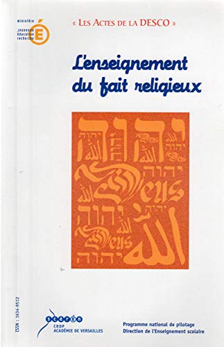Beispielbild fr L'enseignement du fait religieux zum Verkauf von medimops