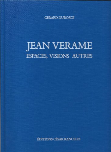 9782866450144: Jean verame, espaces, visions autres