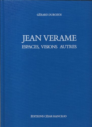 Imagen de archivo de Jean Verame: Espaces, visions autres a la venta por Ammareal