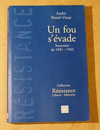 9782866452896: Un fou s'vade: Souvenirs de 1941-42