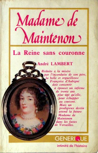 Stock image for Madame de maintenon for sale by A TOUT LIVRE