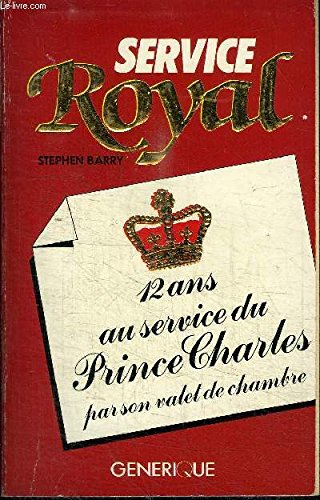 Beispielbild fr Service royal zum Verkauf von Ammareal