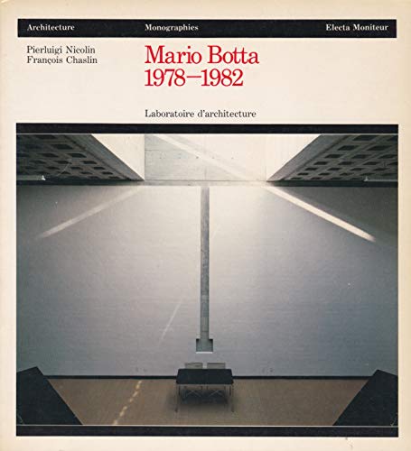 Beispielbild fr Mario Botta (1978-1982), Laboratoire d'architecture. zum Verkauf von AUSONE