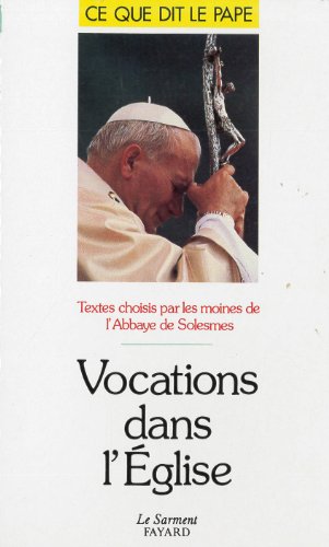 Stock image for Vocations dans l'Eglise for sale by Ammareal