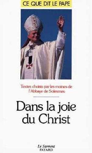 Stock image for Dans la joie du Christ: (n 5) for sale by LeLivreVert