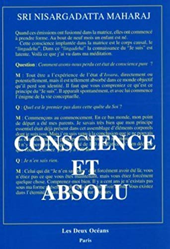 Beispielbild fr conscience et absolu [FRENCH LANGUAGE - Soft Cover ] zum Verkauf von booksXpress