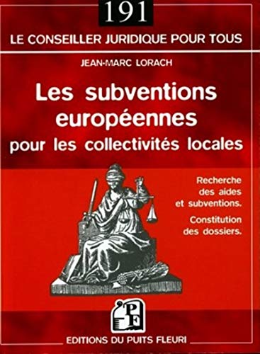 Stock image for Les subventions europennes pour les collectivits locales for sale by Ammareal