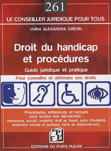 Stock image for Droit du handicap et procdures : Guide pratique et juridique for sale by medimops