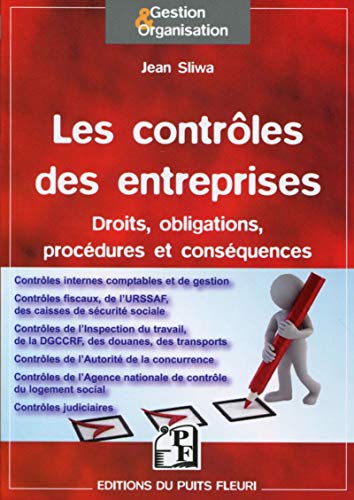 Beispielbild fr Les contrles en entreprises: Droits, obligations, procdures et consquences. zum Verkauf von Ammareal