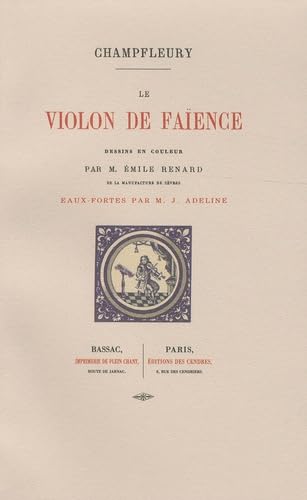 le violon de faÃ¯ence (9782867420603) by Champfleury