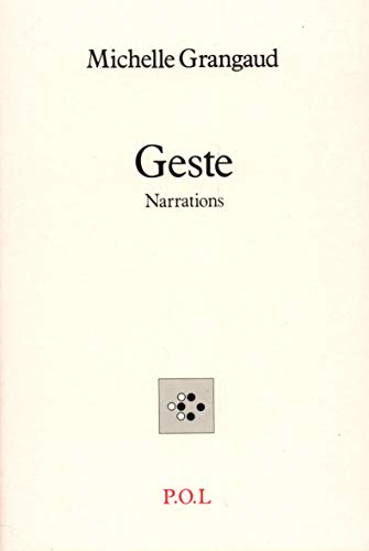 Beispielbild fr Geste: Narrations zum Verkauf von Ammareal