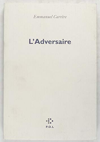 Beispielbild für L'Adversaire zum Verkauf von medimops