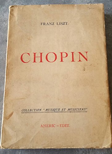 Beispielbild fr Chopin zum Verkauf von Ammareal