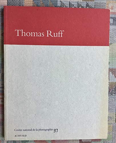 9782867541124: Catalogue d'exposition Thomas Ruff