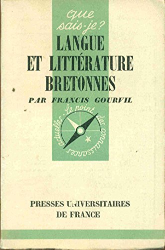 Imagen de archivo de Langue et littrature bretonnes - Bibliographie : 1973-1982 a la venta por CSG Onlinebuch GMBH