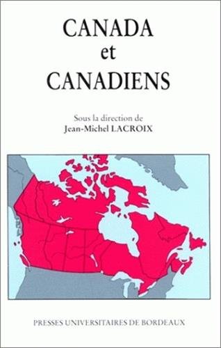 Beispielbild fr Canada et canadiens zum Verkauf von Ammareal