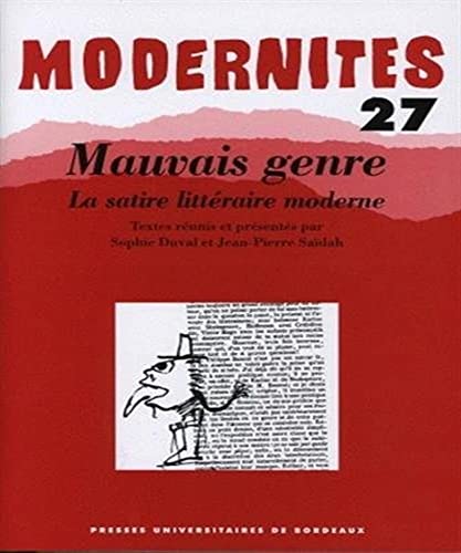 Beispielbild fr Mauvais genre : la satire litteraire moderne zum Verkauf von Librairie La Canopee. Inc.