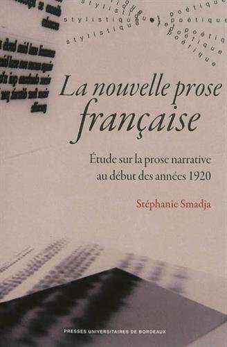 9782867817632: Nouvelle prose franaise