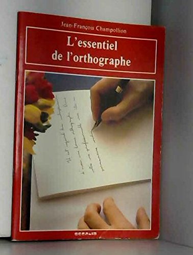 Stock image for L'essentiel de l'orthographe for sale by medimops