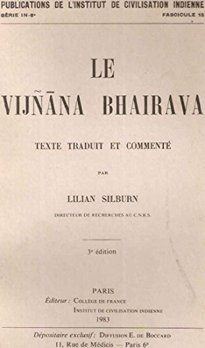 9782868030153: Le Vijnana Bhairava