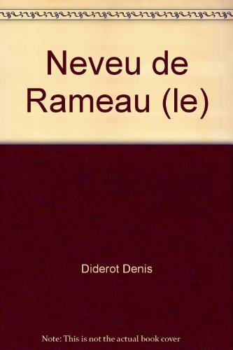 Stock image for Le Neveu de Rameau for sale by Ammareal