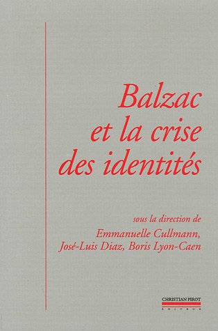 9782868082282: Balzac et la crise des identits