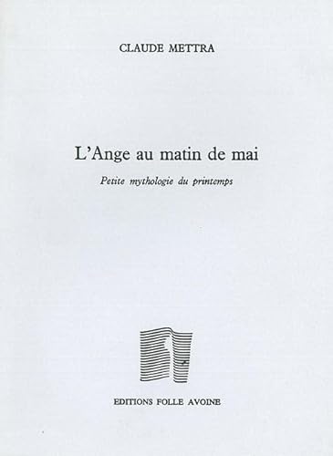 9782868101440: L'Ange au matin de mai