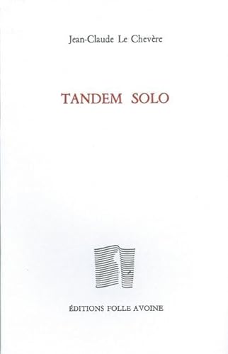 9782868102003: Tandem Solo