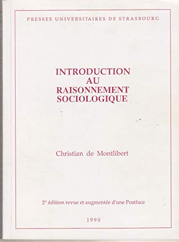 Beispielbild fr Introduction au raisonnement sociologique zum Verkauf von medimops