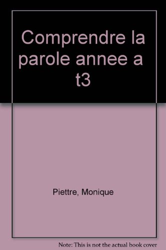 9782868391094: comprendre la parole