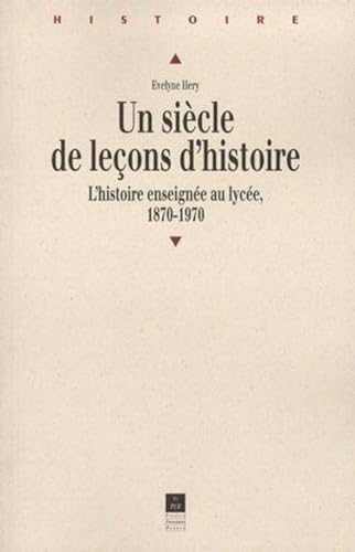 9782868473752: SIECLE DE LECONS D Histoire