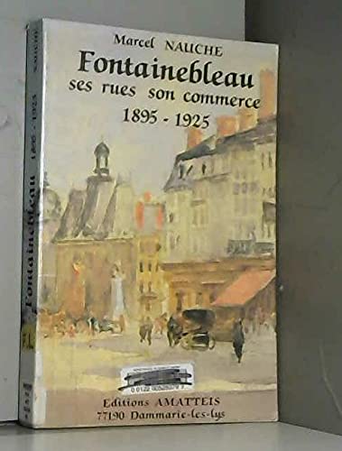 Imagen de archivo de Fontainebleau : ses rues, son commerce: 1985-1925 Nauche, Marcel a la venta por LIVREAUTRESORSAS