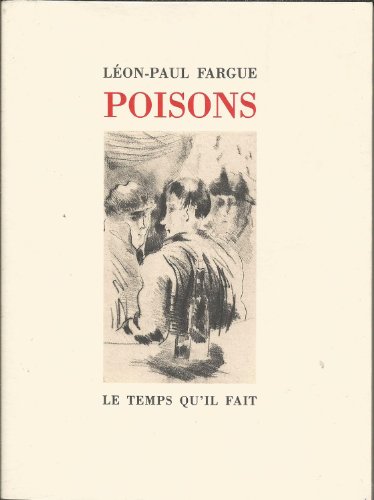 Beispielbild fr Poisons zum Verkauf von A TOUT LIVRE