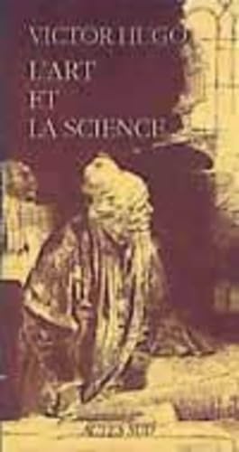 L'art et la science (9782868690357) by Hugo, Victor
