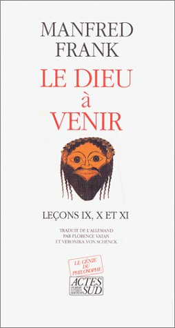 Le Dieu Ã: venir (9782868695628) by Frank, Manfred