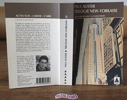 Imagen de archivo de Trilogie New-Yorkaise (Babel, No. 32) a la venta por GF Books, Inc.