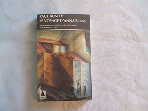 Le voyage d'Anna Blume (9782868699503) by Auster, Paul; Grimal, Claude