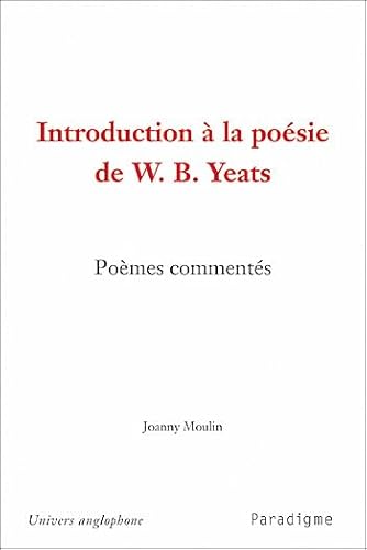 9782868782717: Introduction  la posie de W.B. Yeats