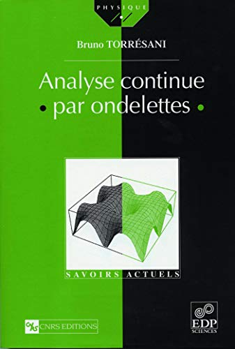 9782868833778: Analyse continue par ondelettes