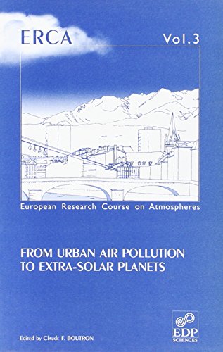 Stock image for ERCA 3: FROM URBAN AIR POLLUTION TO EXTRA-SOLAR PLANETS for sale by Wonder Book